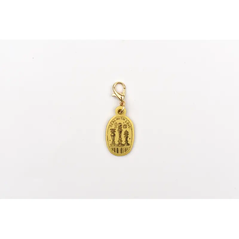 LCN Brass Charm - Seal with Love