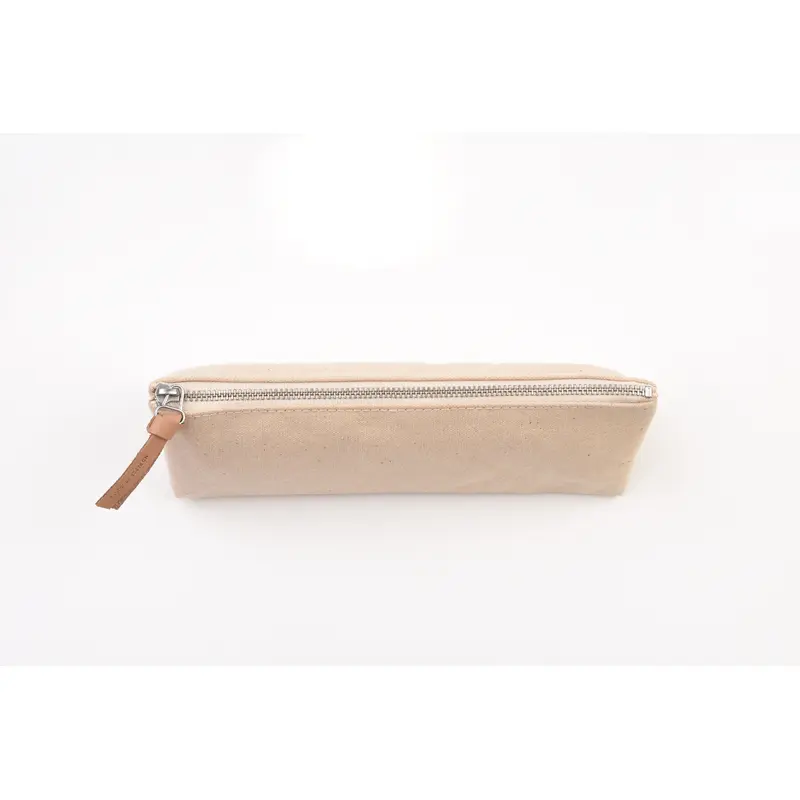 Midori Pen Case - Kurashiki Canvas with Gusset