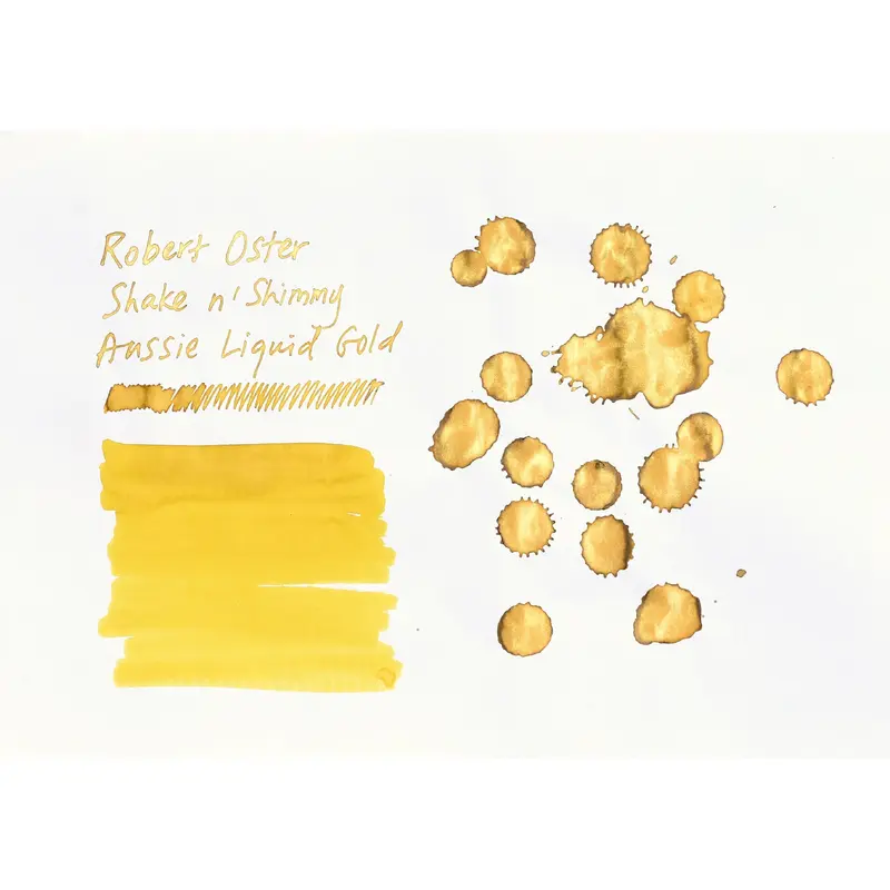 Robert Oster Signature Ink - Shake n' Shimmy - Aussie Liquid Gold - 50ml