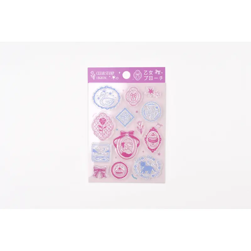 BGM Clear Stamp - Maiden Brooch