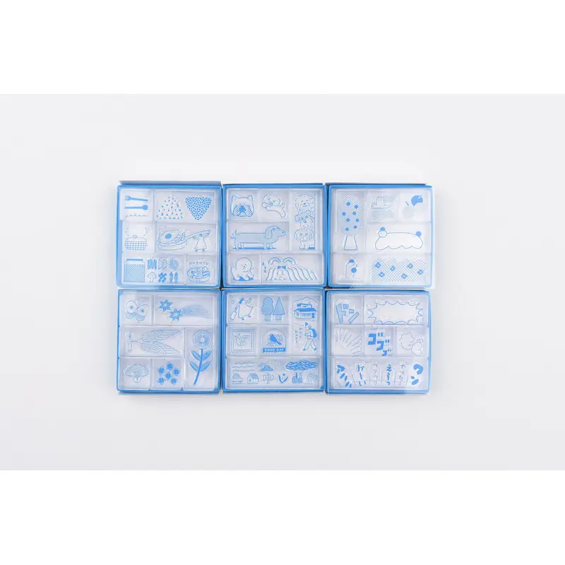 Hitotoki Kori Jirushi Clear Stamp Set - Set of 6 - 2nd Edition