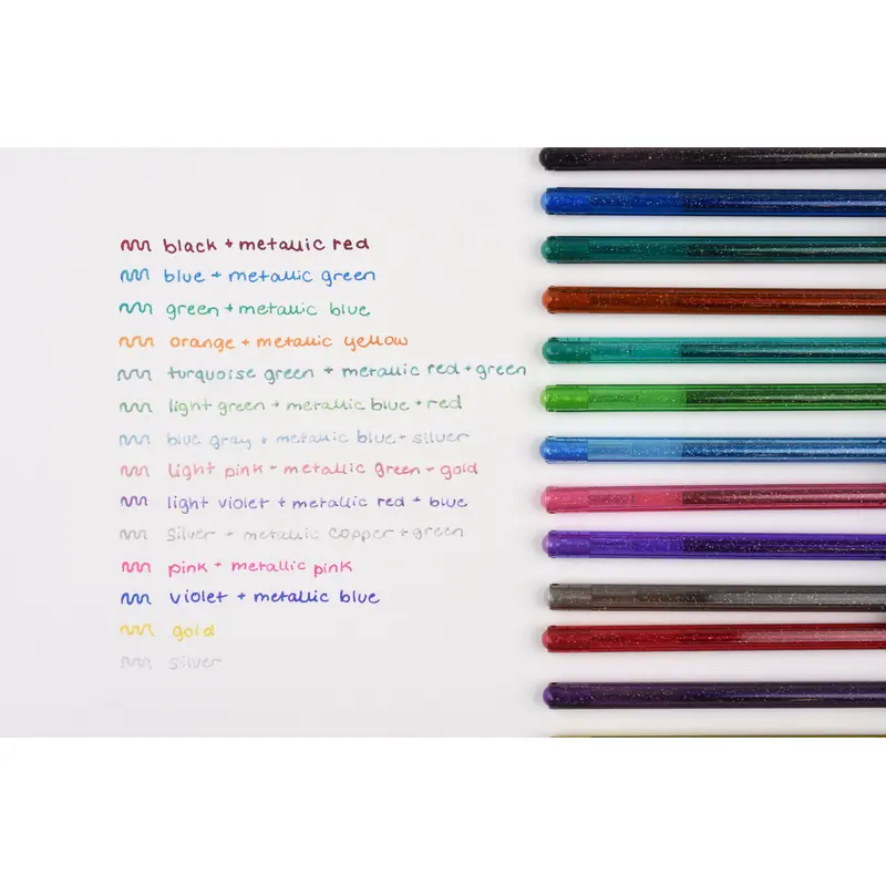 Pentel Dual Metallic Ballpoint Pen - 1.0mm