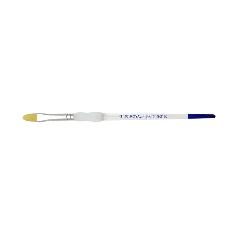SG GOLD TAKLON FILBERT 10 PAINT BRUSH