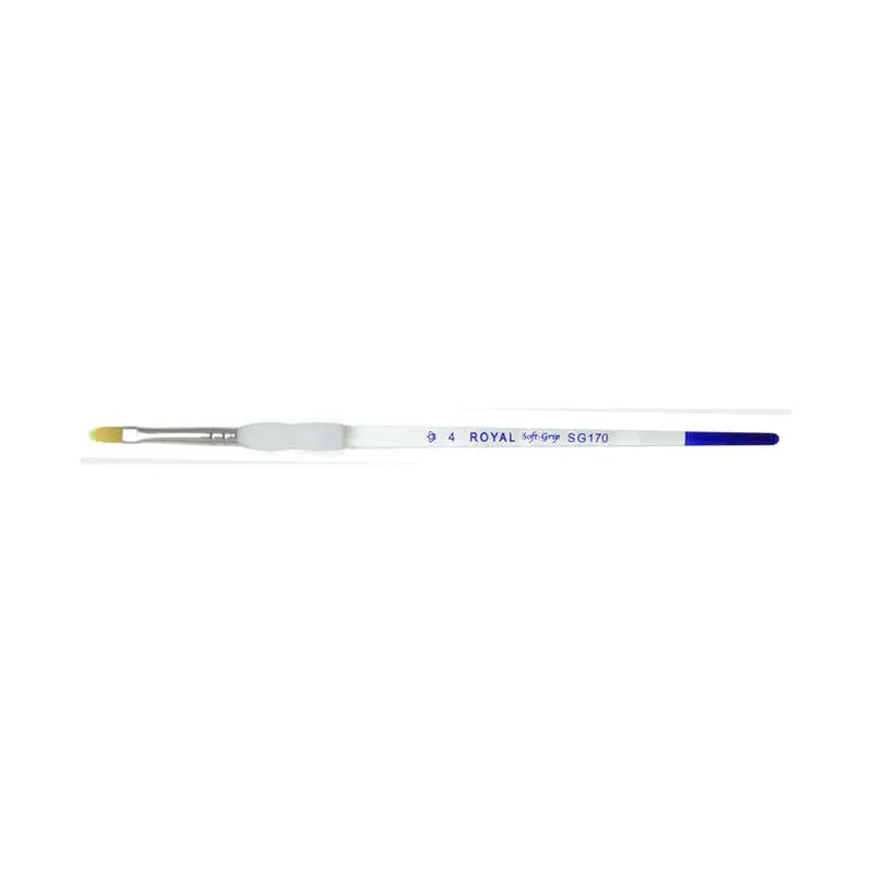 SG GOLD TAKLON FILBERT 4 PAINT BRUSH
