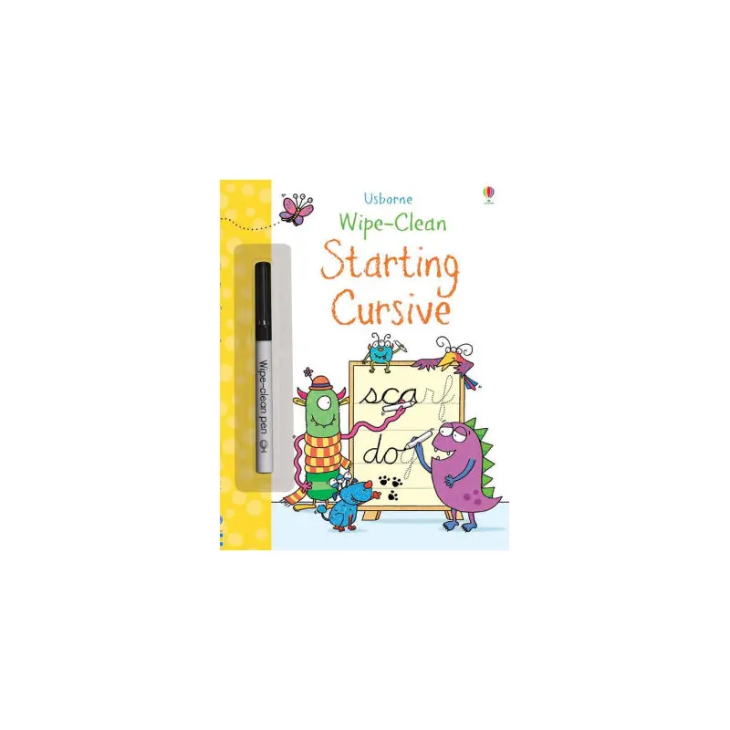 WIPE-CLEAN, STARTING CURSIVE - YOUNG. CAROLINE