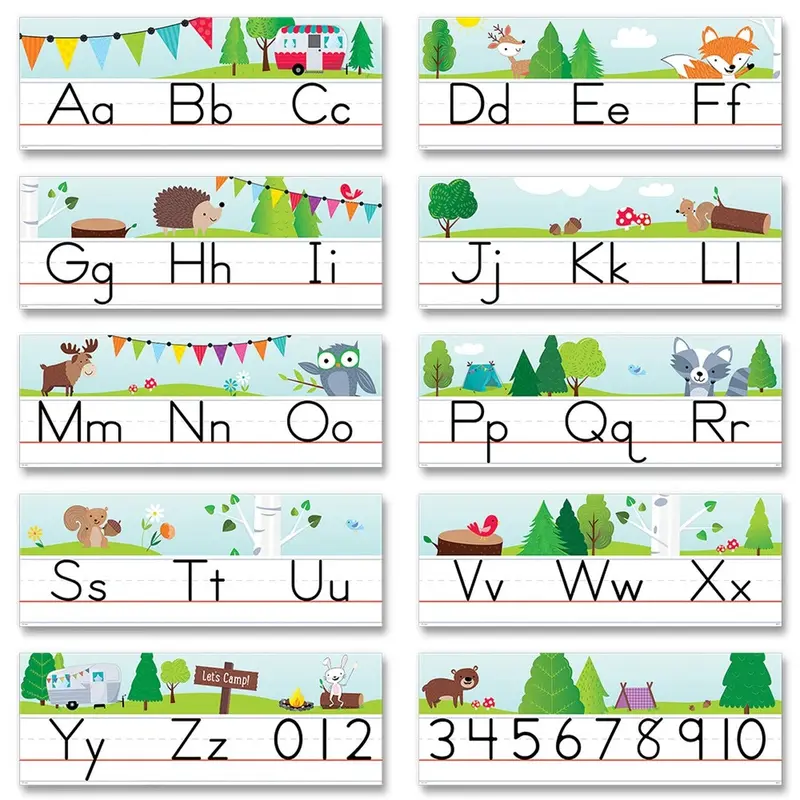 Woodland Friends Alphabet Line