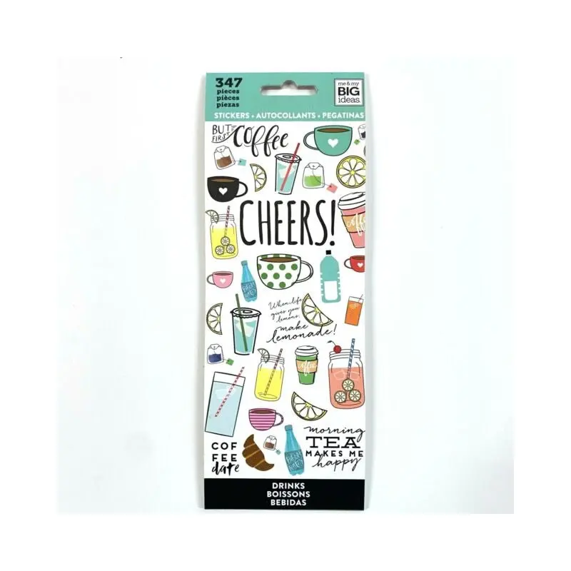 Me & My Big Ideas Stickers Drinks