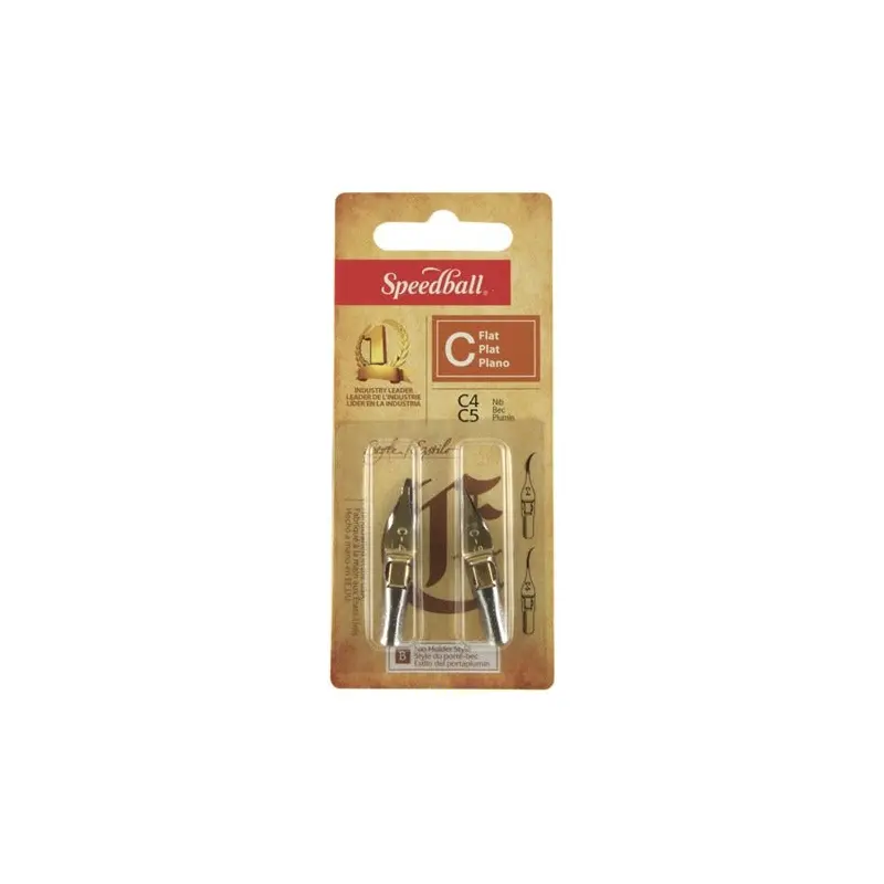 **C4/C5 Flat Drawing Nibs