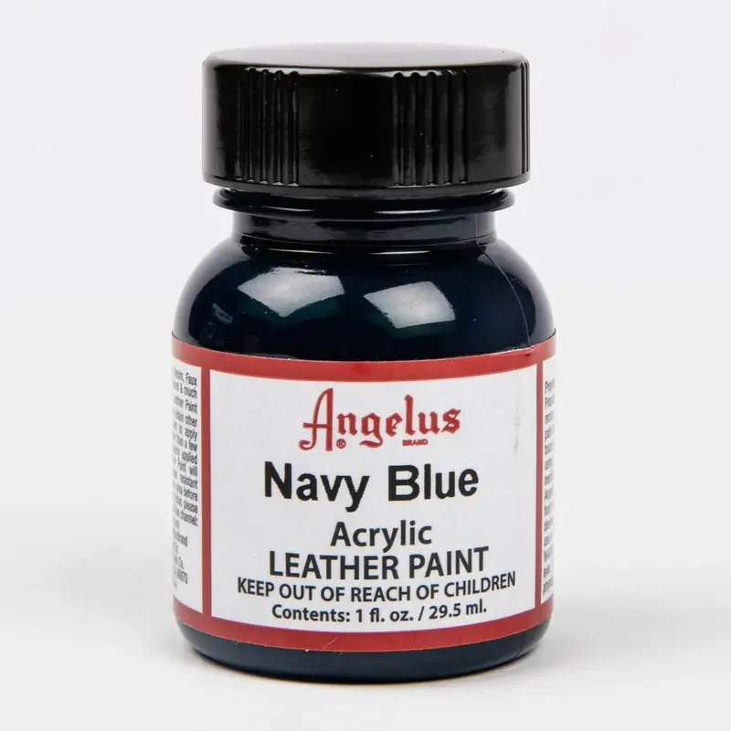 1 OZ NAVY LEATHER PAINT BY ANGELUS