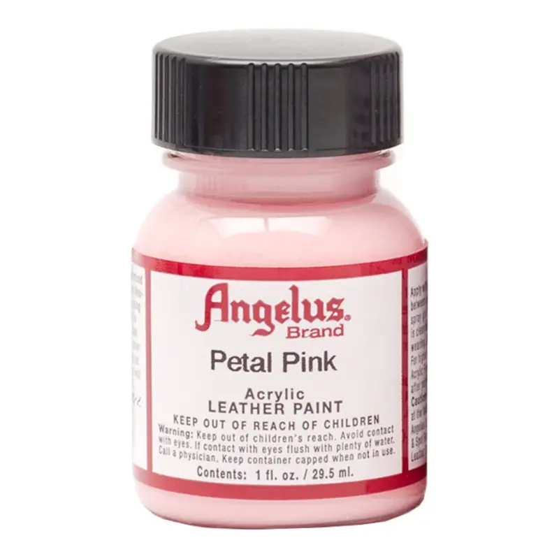 1 OZ PETAL PINK LEATHER PAINT BY ANGELUS