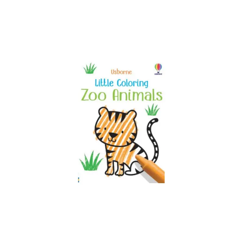 ZOO ANIMALS LITTLE COLORING - USBORNE