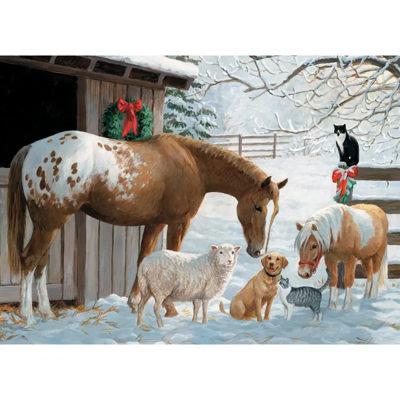 Winter Barnyard 350 Family Pc
