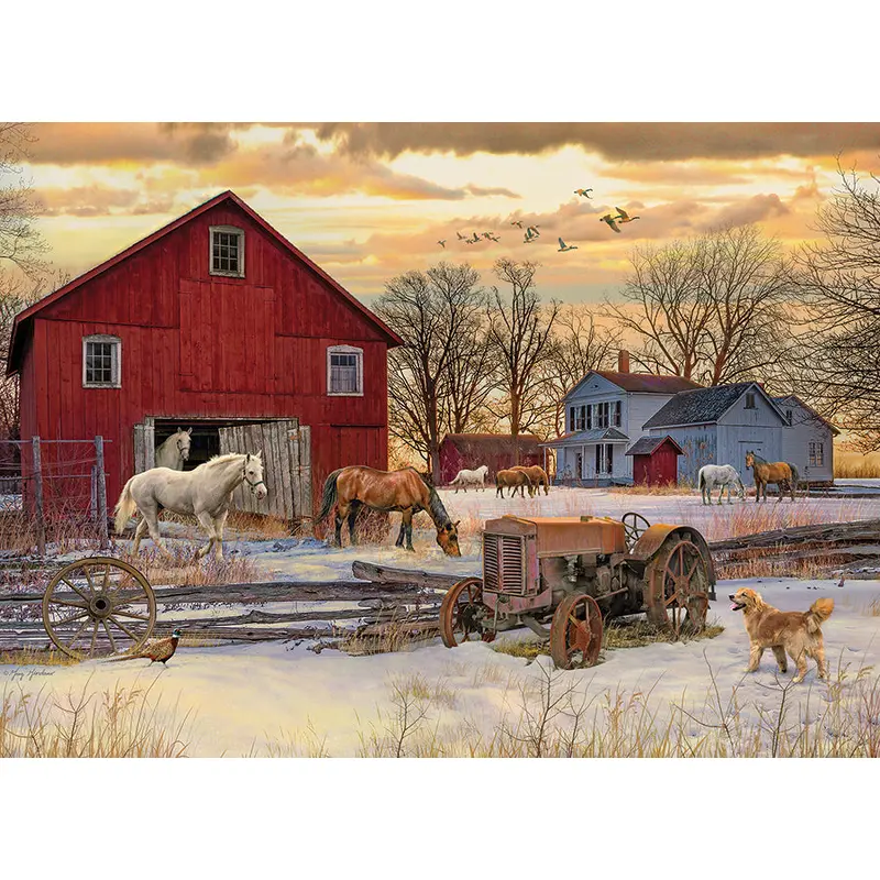 Winter On The Farm 1000 Pc