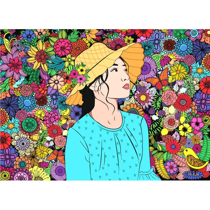 **Fancy Girl 1000 Pc Puzzle