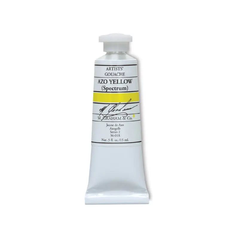 AZO YELLOW GOUACHE 15ML M GRAHAM