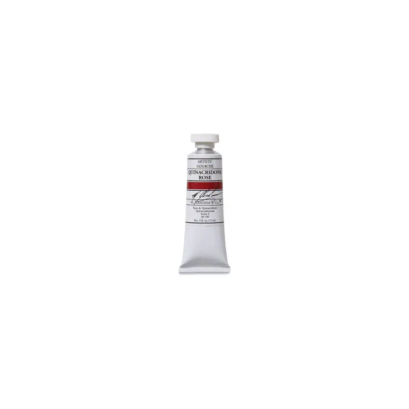 QUINACRIDONE ROSE GOUACHE 15ML M GRAHAM