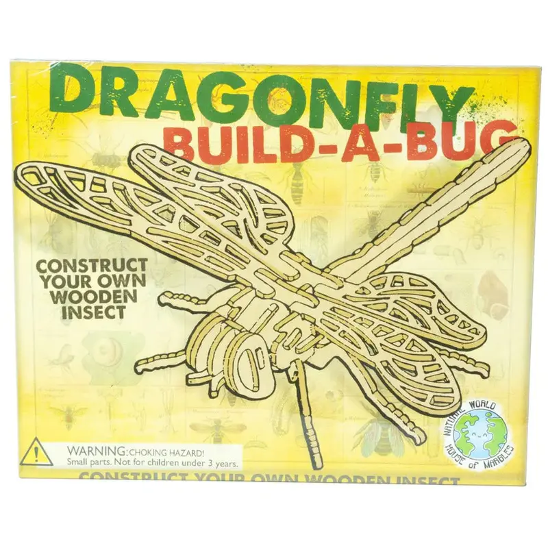WOODEN DRAGONFLY BUILD-A-BUG KIT