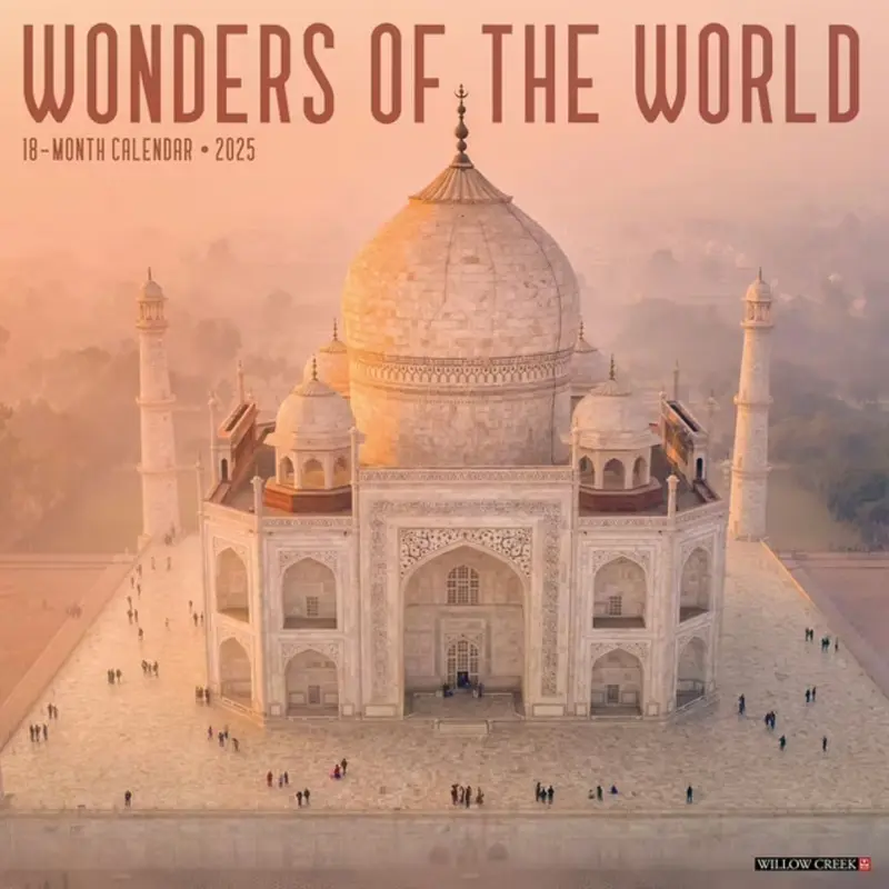 WONDERS OF THE WORLD 2025 WALL CALENDAR - WILLOW CREEK PRESS