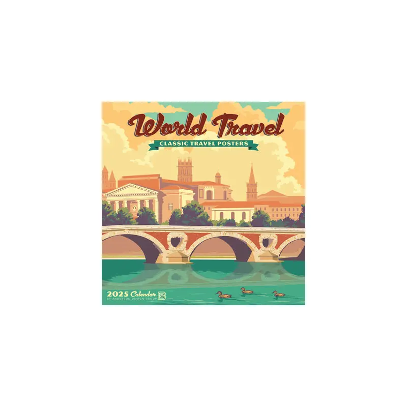 WORLD TRAVEL (ADG) 2025 WALL CALENDAR - WILLOW CREEK PRESS