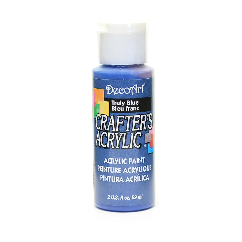 2OZ TRULY BLUE CRAFTER ACRYLIC PAINT