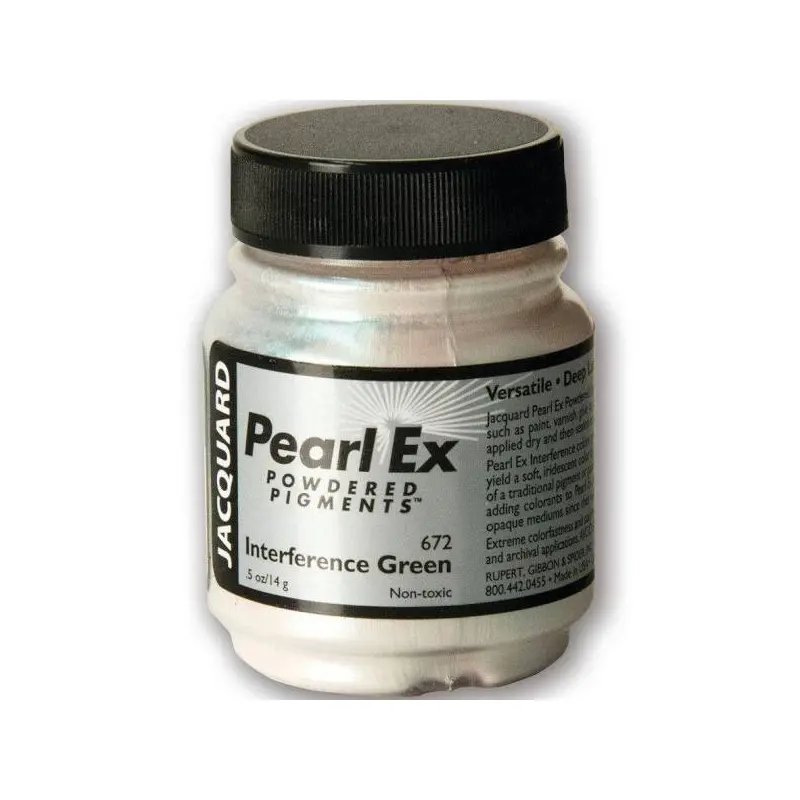 PIGMENT INTERFERENCE GREEN PEARL-EX .5OZ JACQUARD