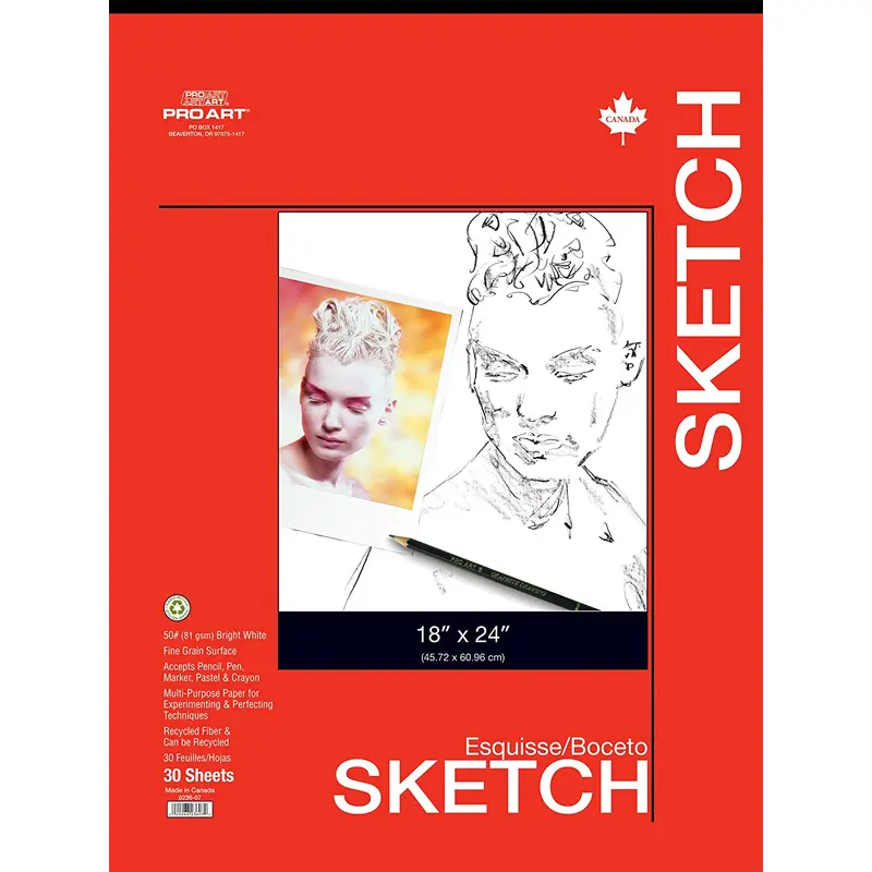 SKETCH 18X24 SKETCH PAD PRO ART