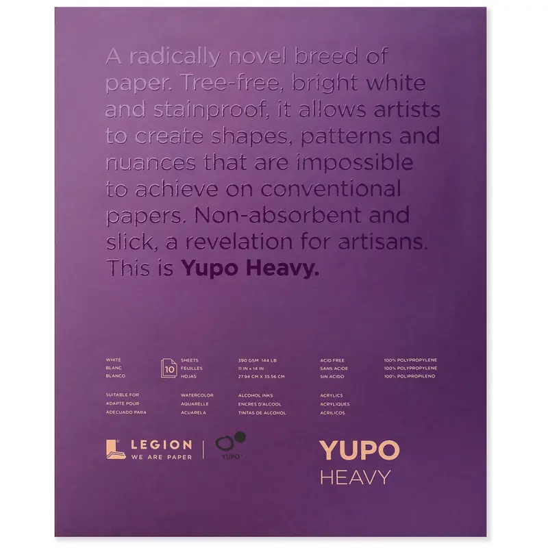 11X14 Heavy Yupo Pad