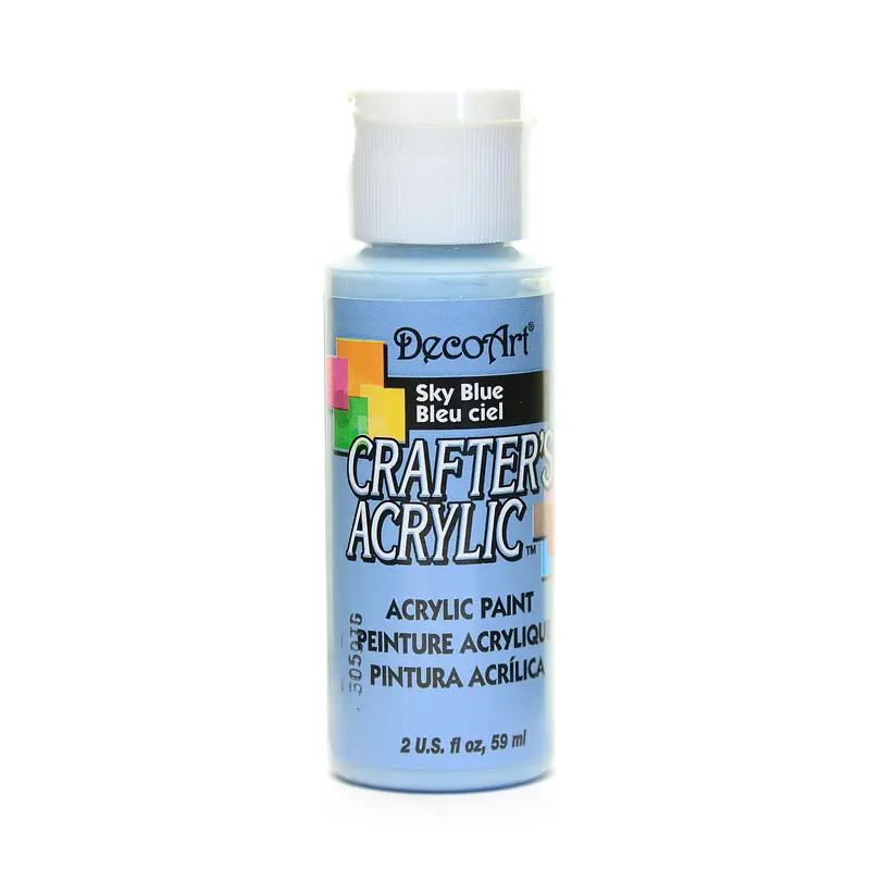 2OZ SKY BLUE CRAFTER ACRYLIC PAINT
