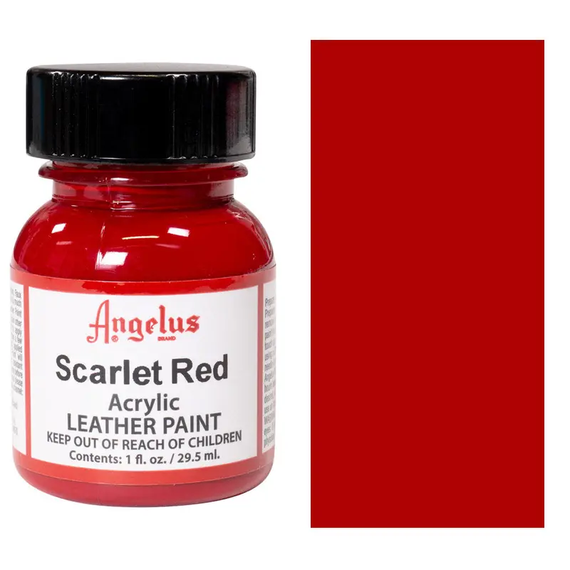 1 OZ RED LEATHER PAINT BY ANGELUS