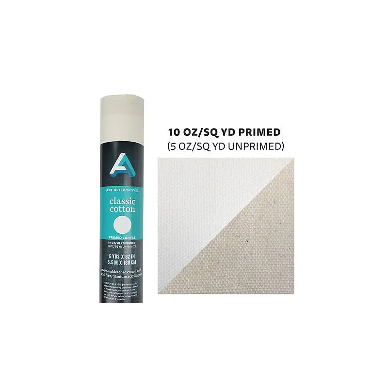 10 OZ PRIMED CANVAS ROLL