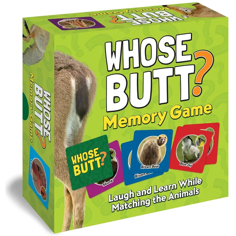 WHOSE BUTT? MEMORY GAME - TEKIELA. STAN