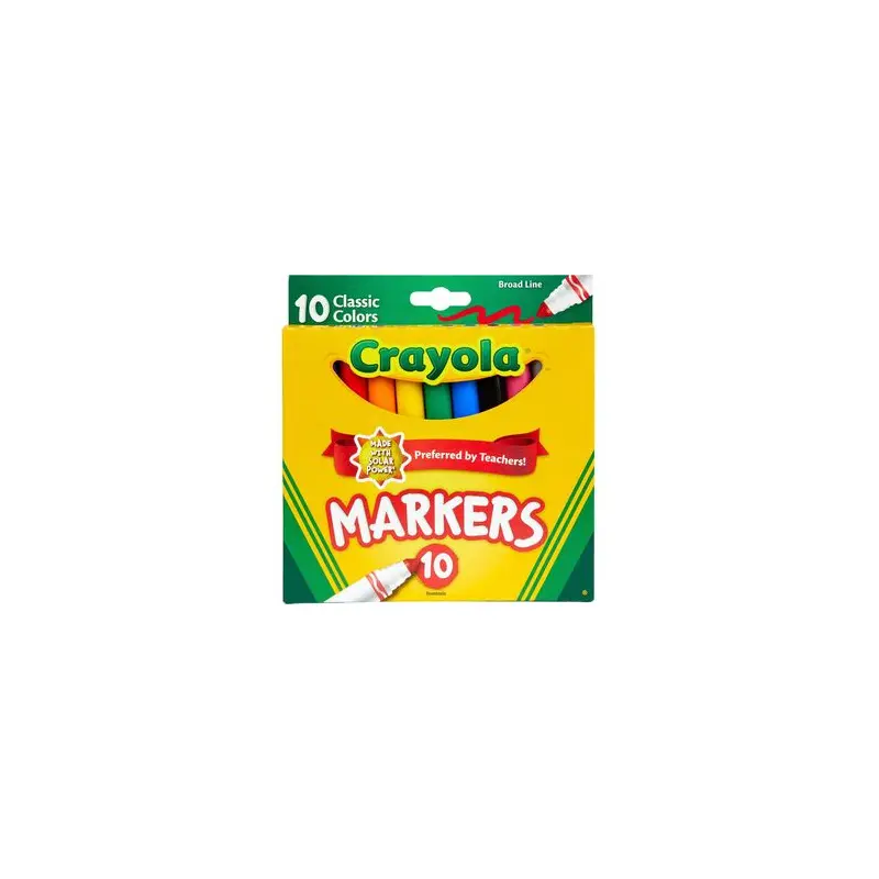 10PK CLASSIC MARKERS BROAD