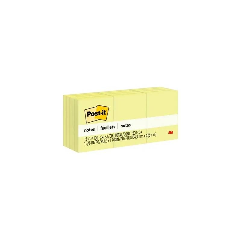 1.5"X2" POST-IT NOTES PLAIN