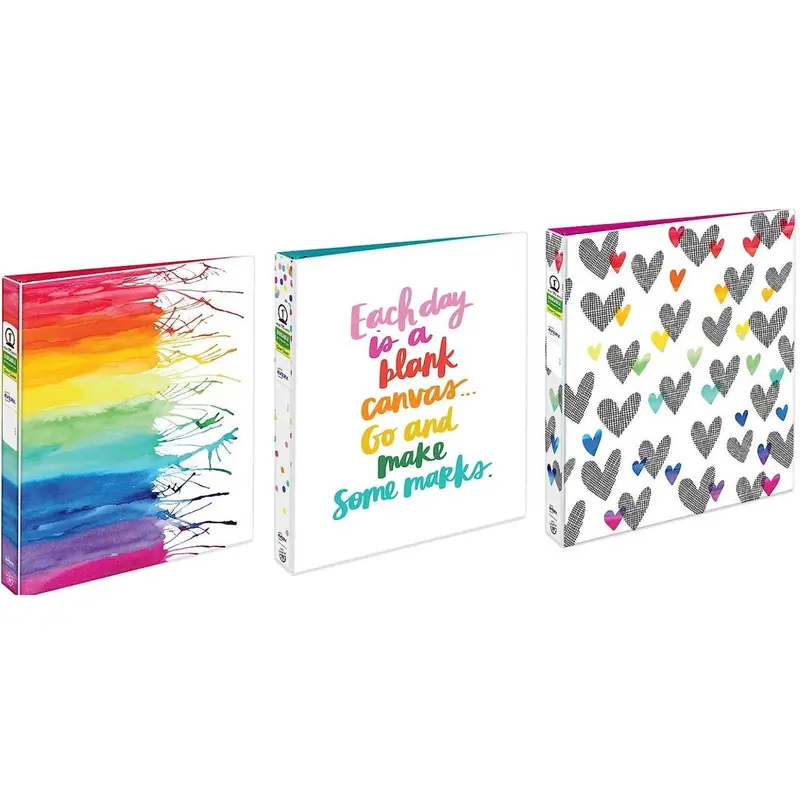 1" TANGERINE VIEW BINDER