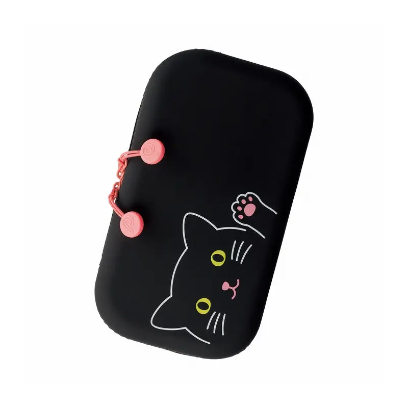 ZIPPER POUCH BLACK CAT