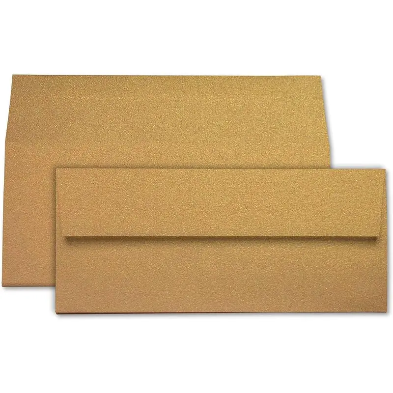 #10 ANTIQUE GOLD ENVELOPES (BOX)