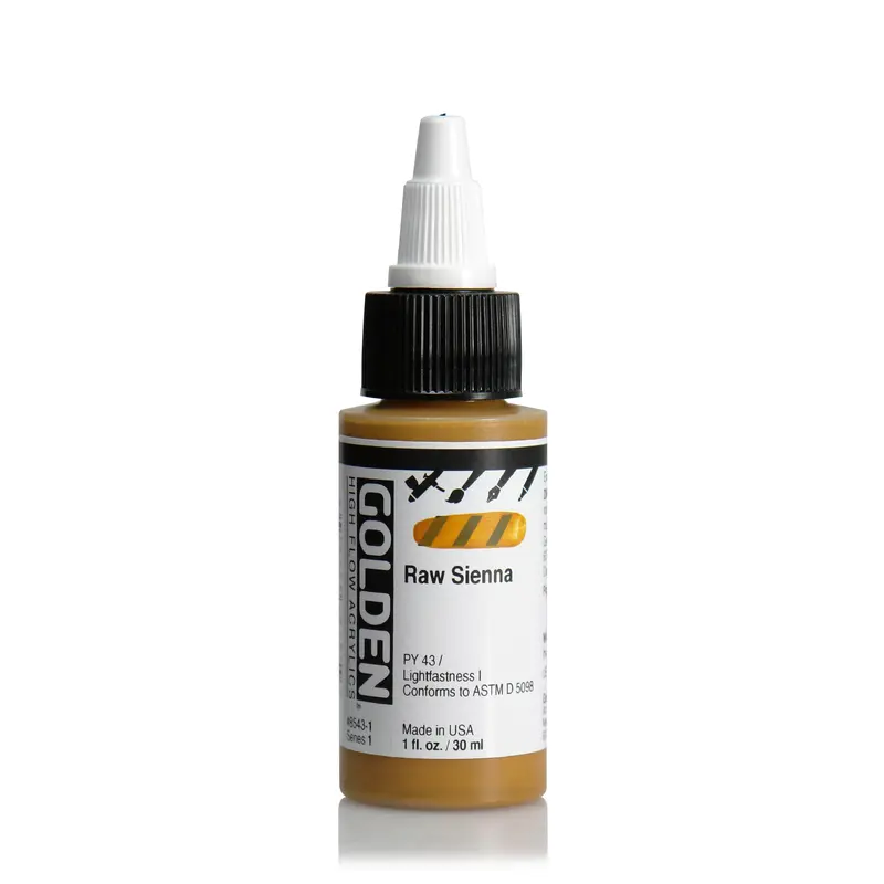 HIGH FLOW ACRYLIC PAINT RAW SIENNA