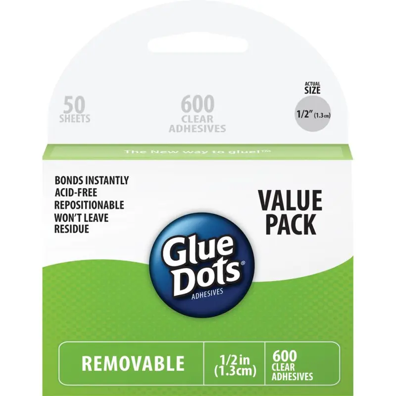 1/2" Removeable Glue Dots 600