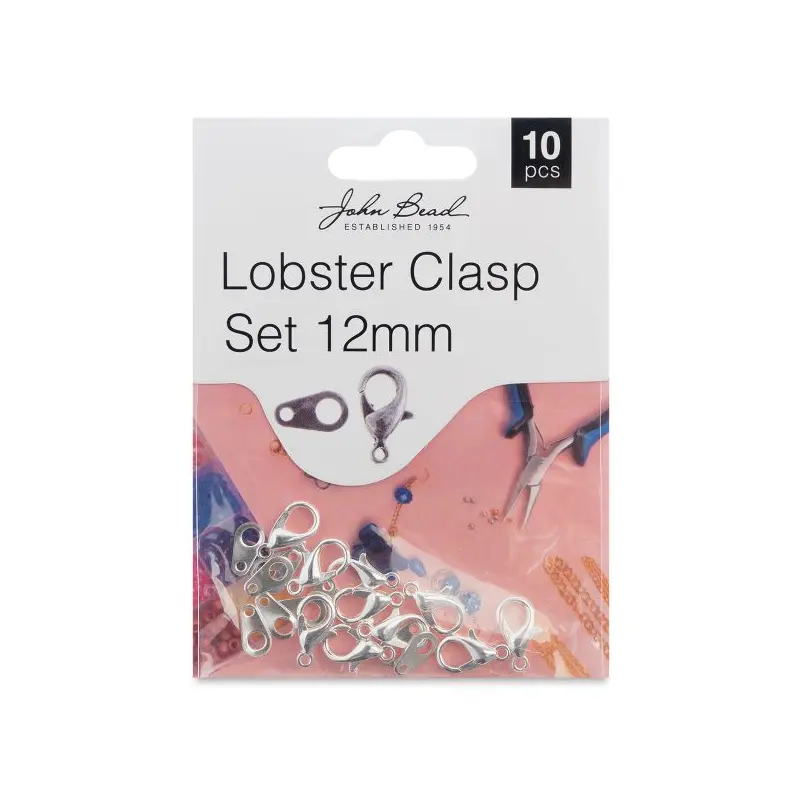 12MM SILVER LOBSTER CLASP