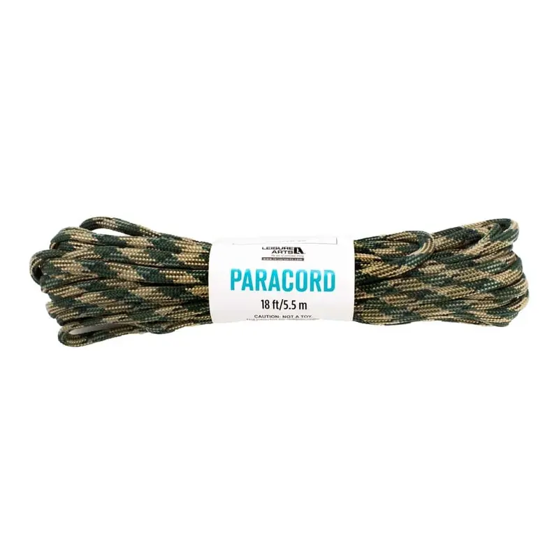 18Ft Variegated Camo Paracord