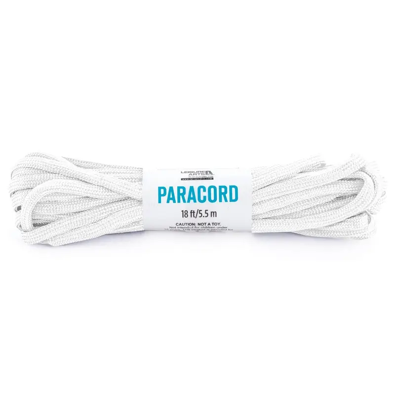 18Ft White Paracord