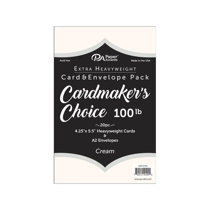PAPER CREAM CARD & ENVELOPE PACK (BOX)