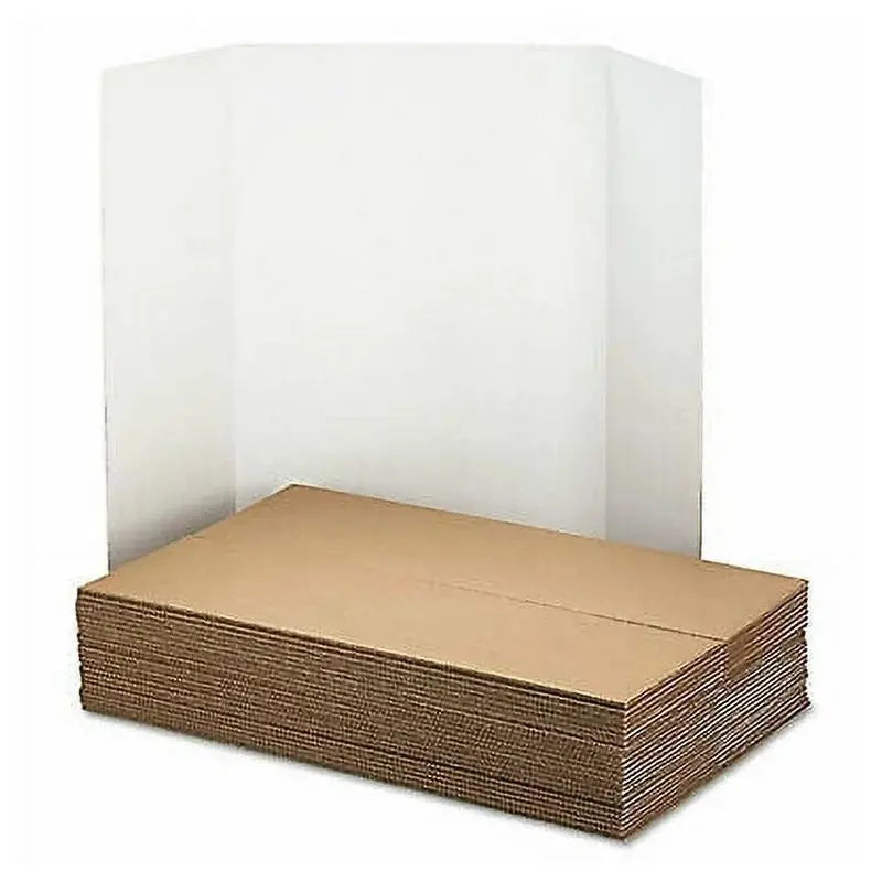 WHITE TRI-FOLD BOARDS - BOX OF 24