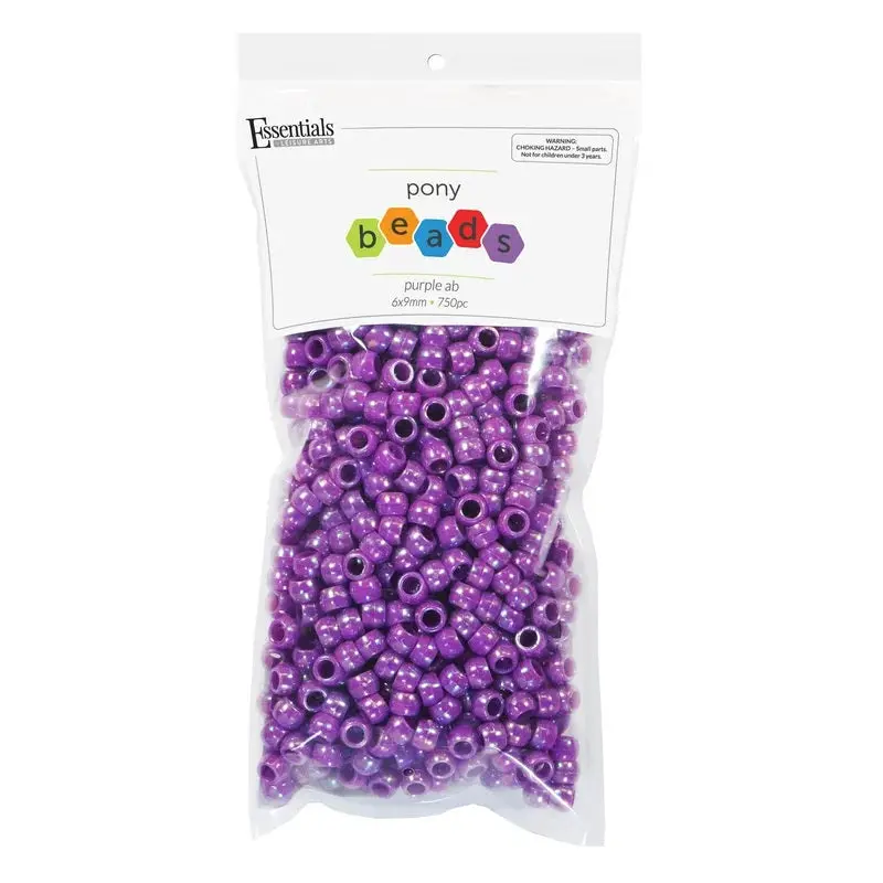 **Borealis Purple Pony Beads