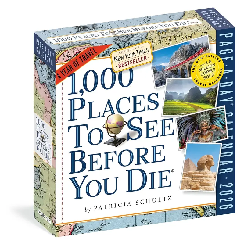 1,000 PLACES TO SEE BEFORE YOU DIE PAGE-A-DAY CALENDAR 2026