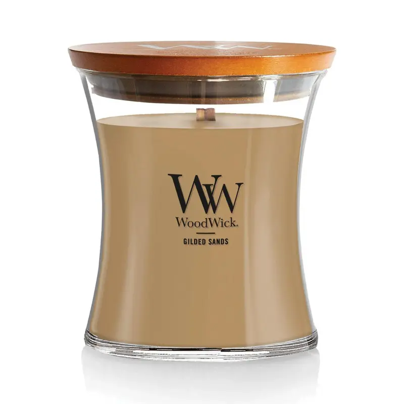 WOODWICK GILDED SANDS MEDIUM CANDLE