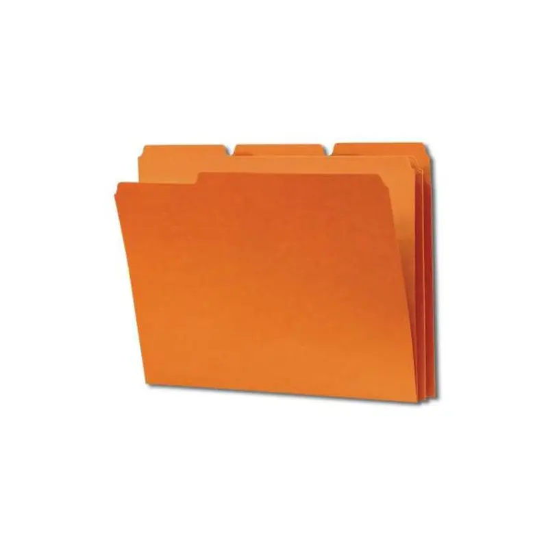 **Orange File Folders 12543