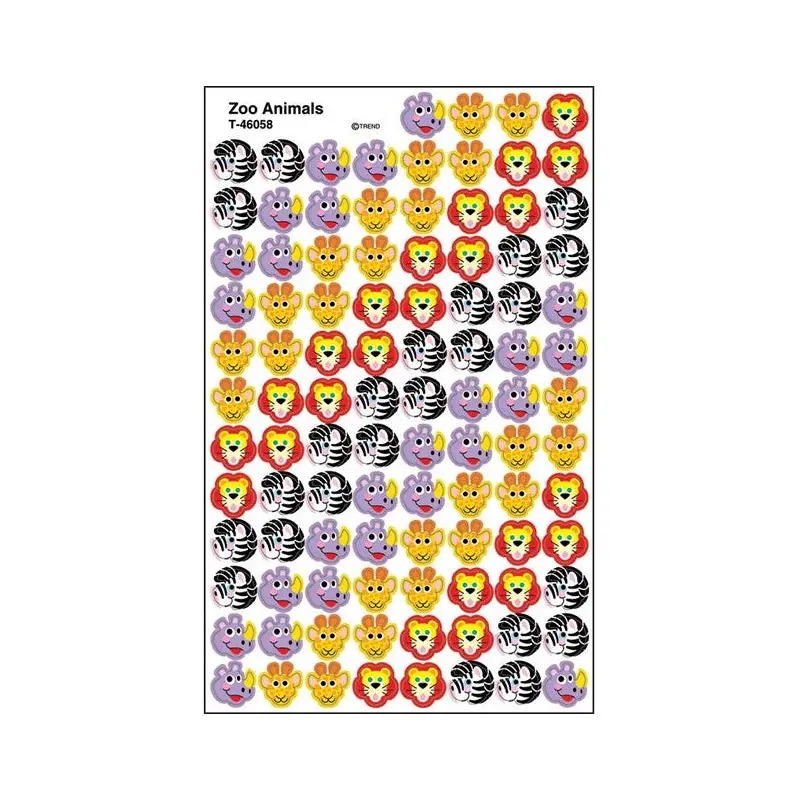 ZOO ANIMALS STICKERS