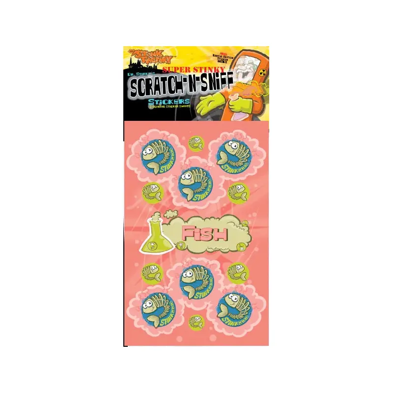 *Fish Scratch N Sniff Stickers