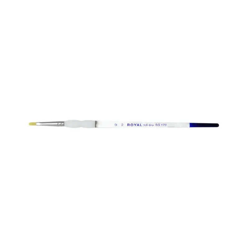 SG GOLD TAKLON FILBERT 2 PAINT BRUSH